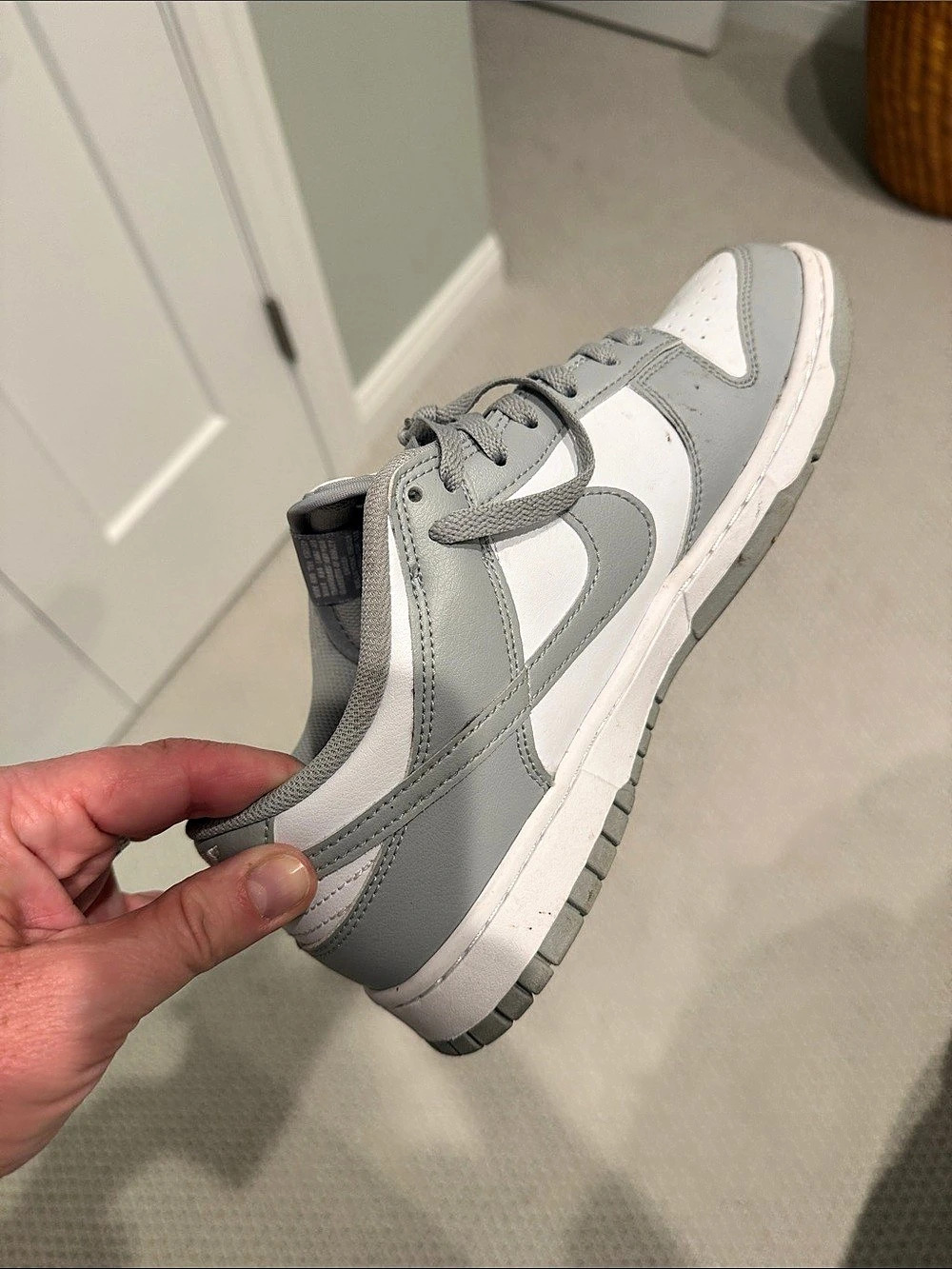 Nike Dunk Low Gray & White US 10